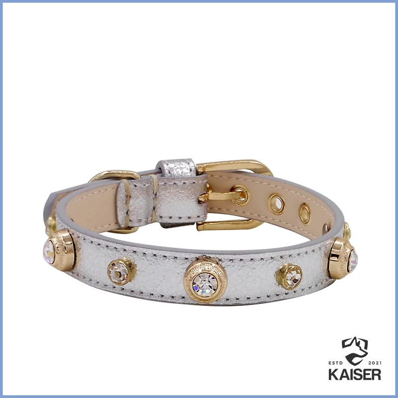 Luxus Hundehalsband Leder