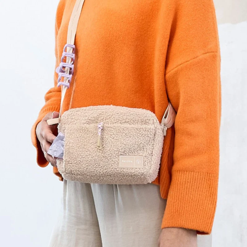 Leckerlitasche Noka Teddy-Fleece Beige
