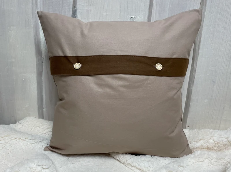 Landhausstil Kissenhülle, Vatertags Kissenbezug, Dekokissen *Bester Papa *beige/weiß