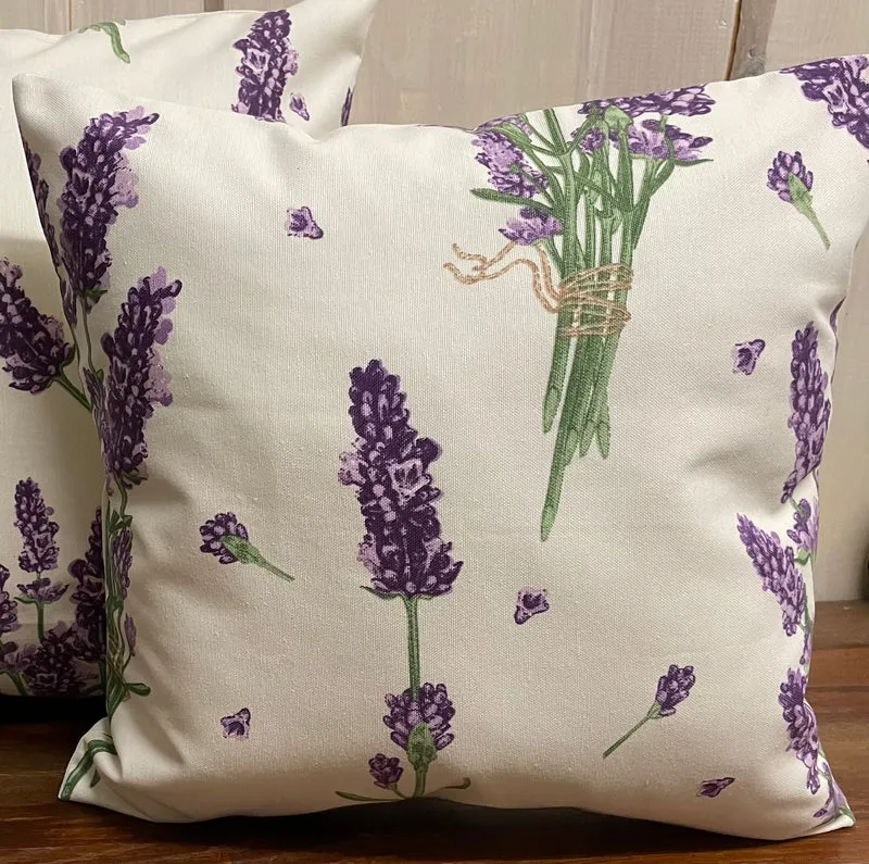 Landhausstil Kissenhülle * Kissenbezug * Dekokissen * Lavendel
