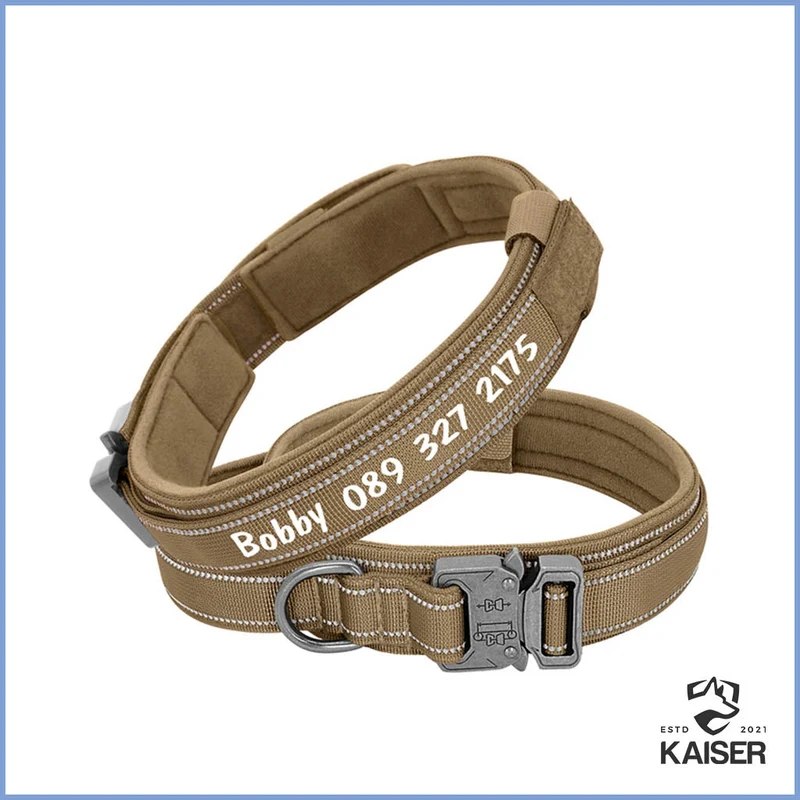 Hundehalsband mit Klickverschluss personalisiert