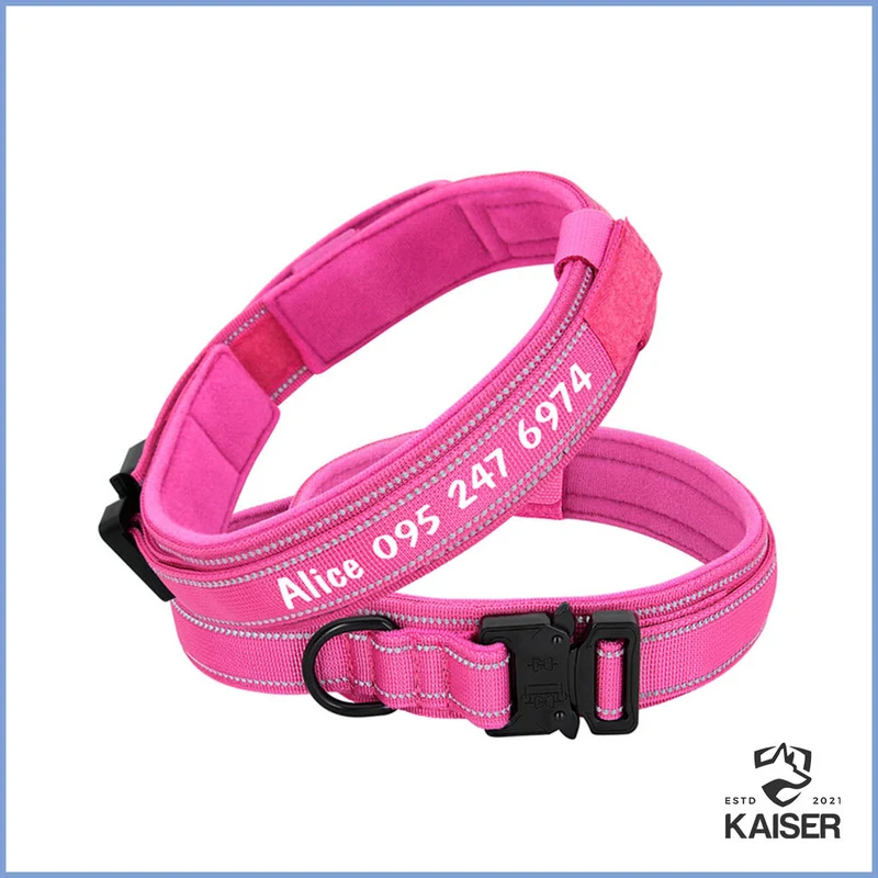 Hundehalsband mit Klickverschluss personalisiert