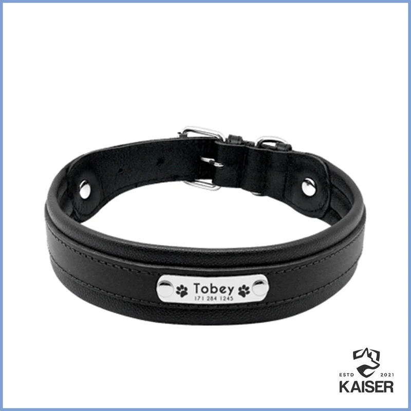Hundehalsband mit Namen und Telefonnummer