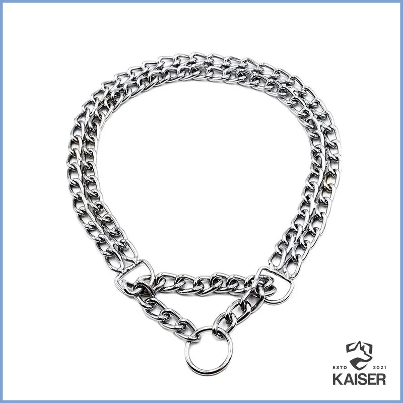 Hundehalsband Kette mit Zugstopp