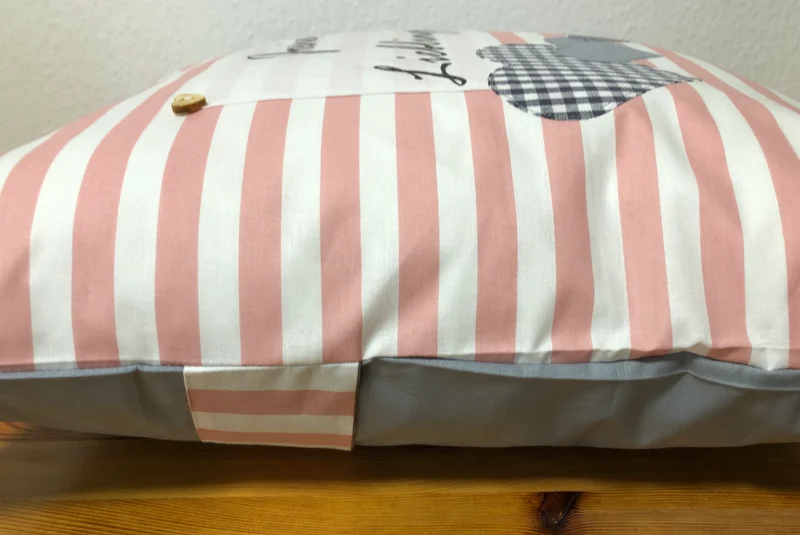 Personalisierte Kissenhülle, Landhausstil Kissenbezug Dekokissen * …. Lieblingsplatz *