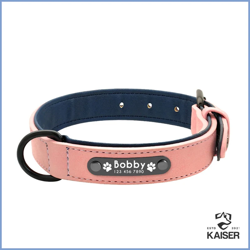 Hundehalsband Leder personalisiert