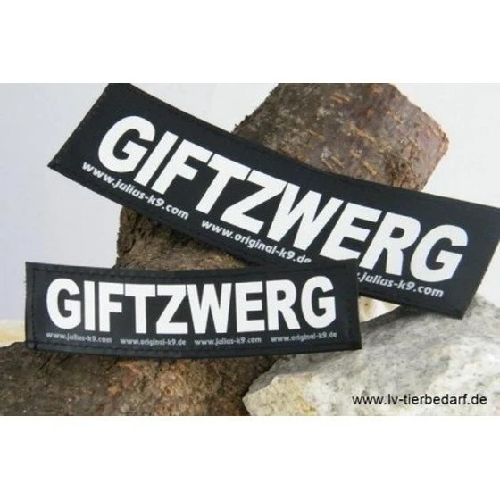 Julius K9 Logo Klettsticker groß G-L