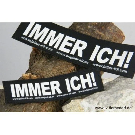 Julius K9 Logo Klettsticker groß G-L