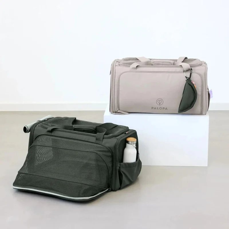 Hundetrage- und Reisetasche Benno Taupe