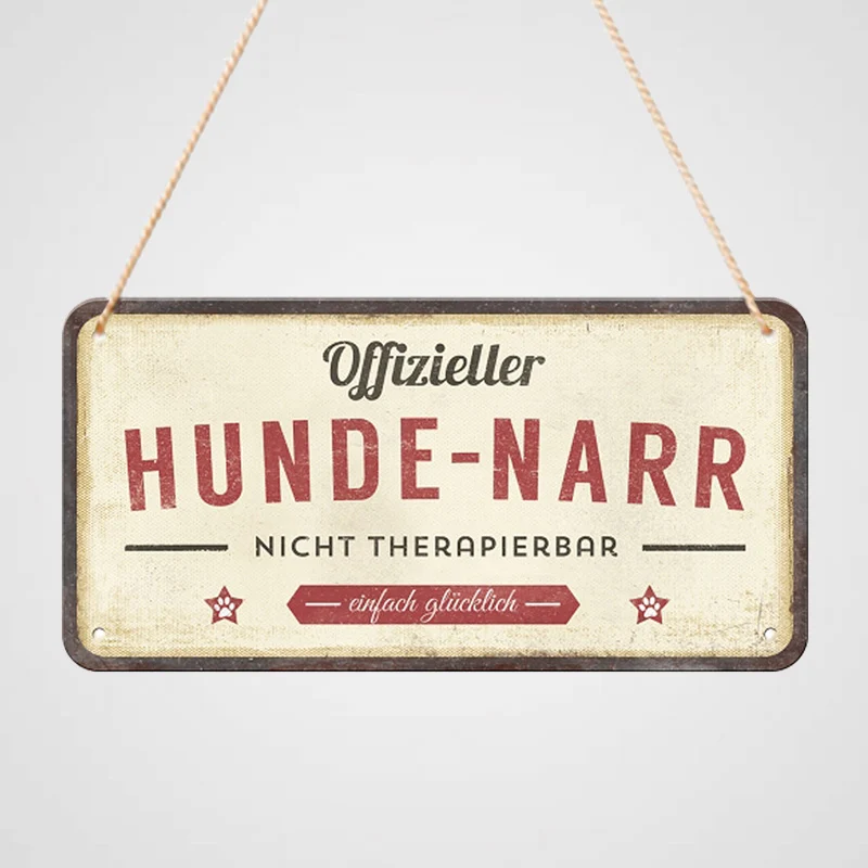 PFOTENSCHILD | Türschild aus Blech