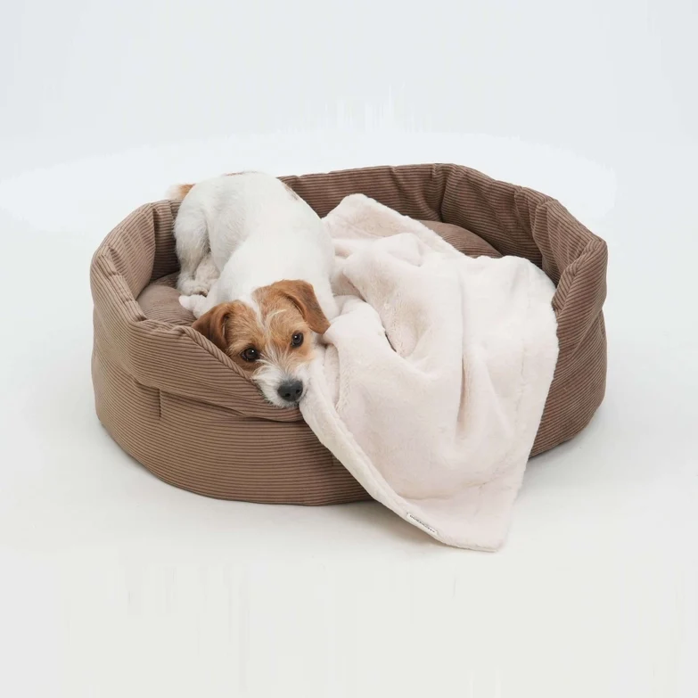 Hundekörbchen Chelsea Cord Toffee