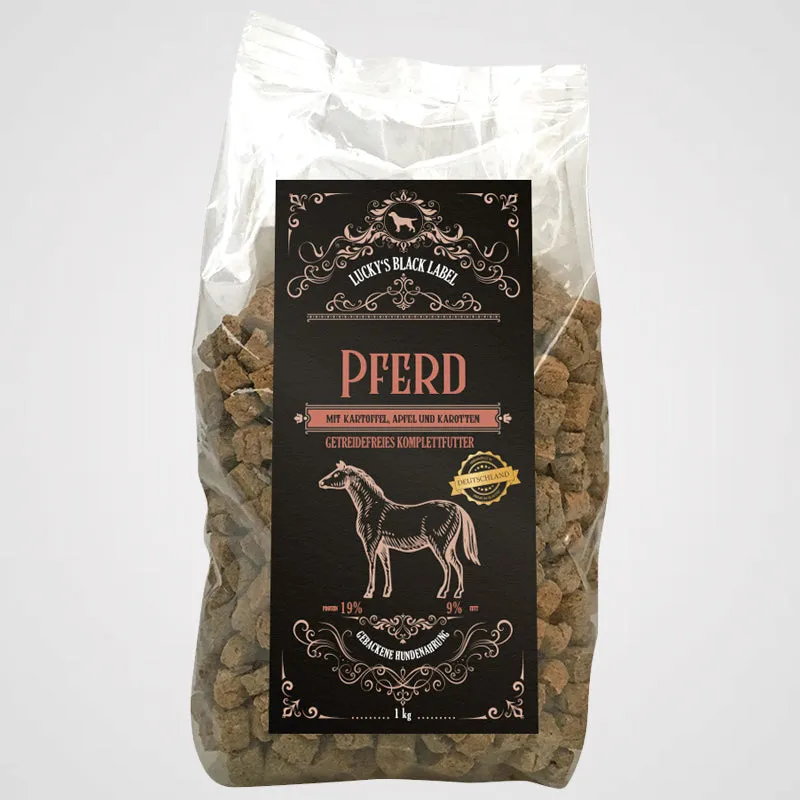 BLACK LABEL - Pferd | getreidefreies Premiumtrockenfutter, ofengebacken
