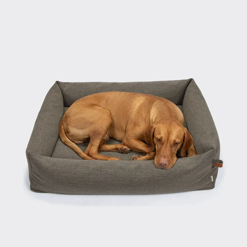 Hundebett Sleepy Linen-Mix Taupe Mélange
