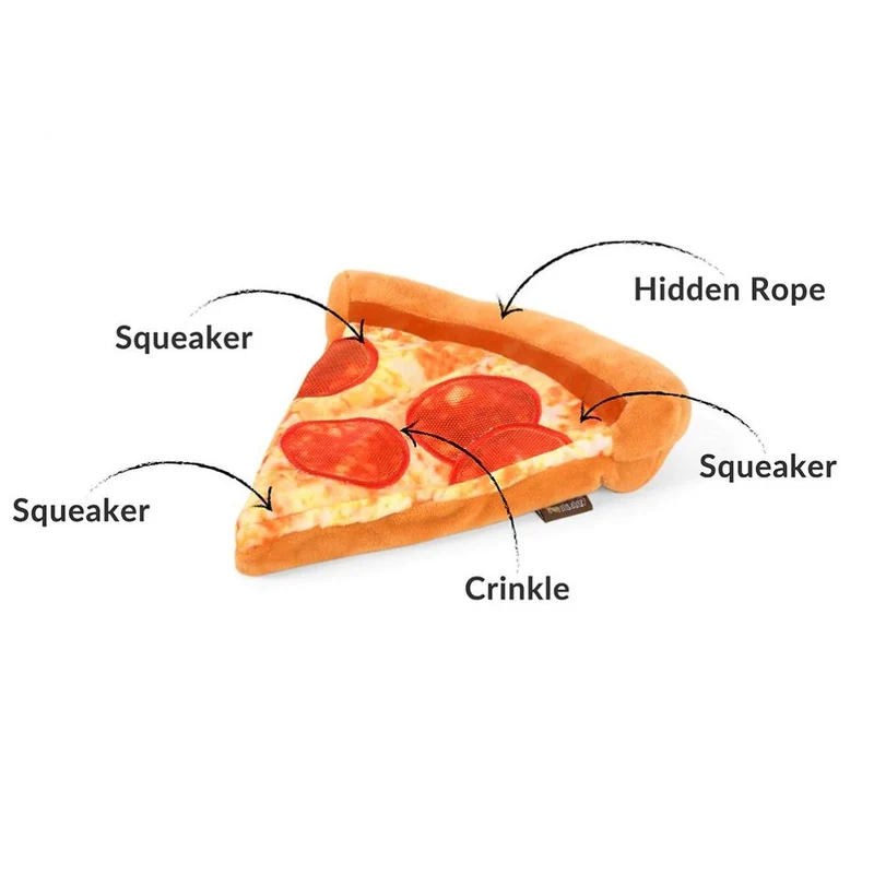 Hundespielzeug Puppy-roni Pizza