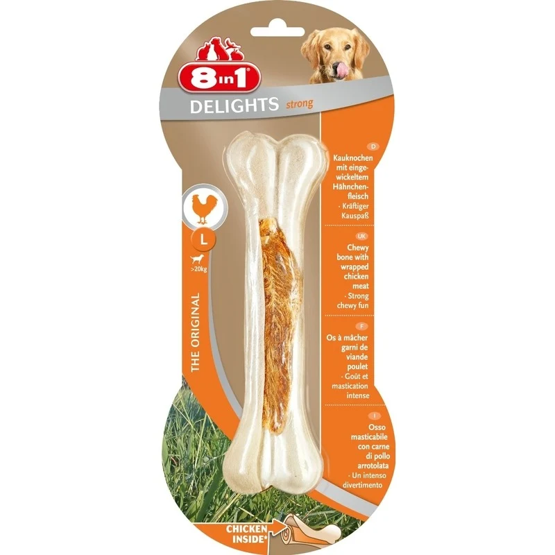 8in1 Delights Kauknochen extra Strong