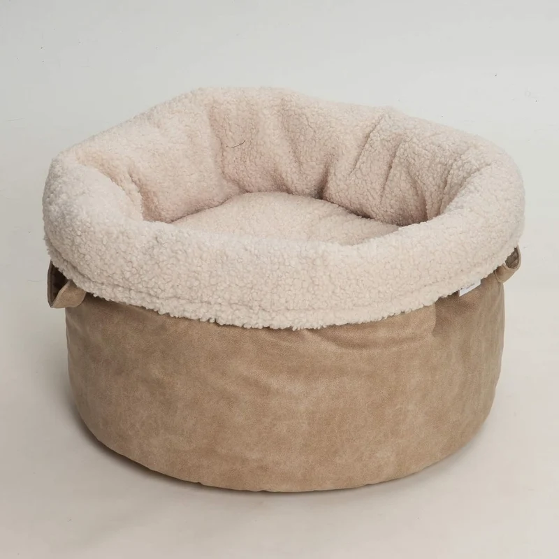Hundekörbchen Shopper Little Basket Saddle Gravel