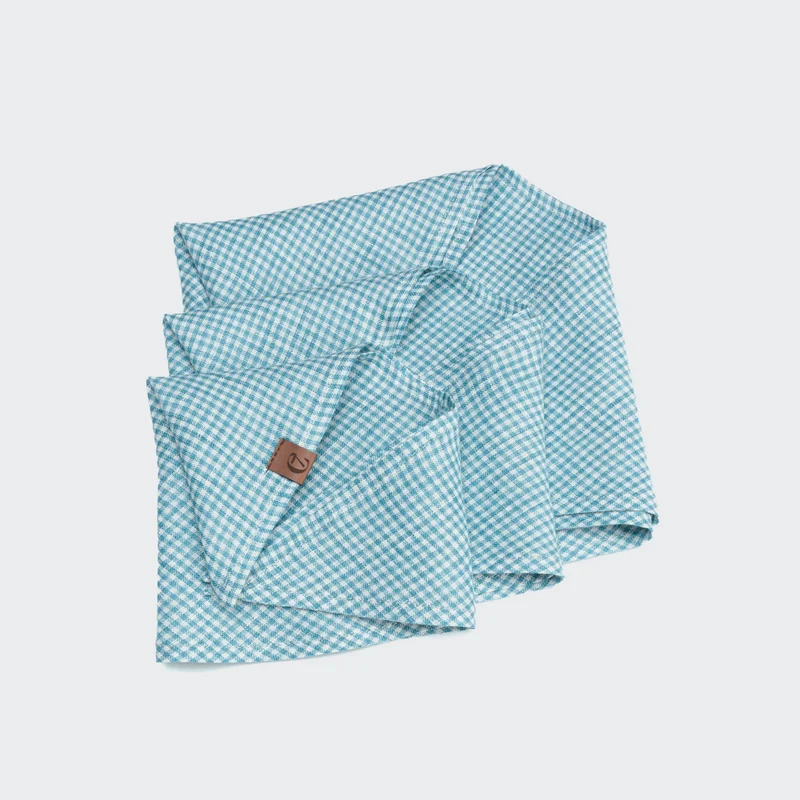 Hundehalstuch Mini Check Blue