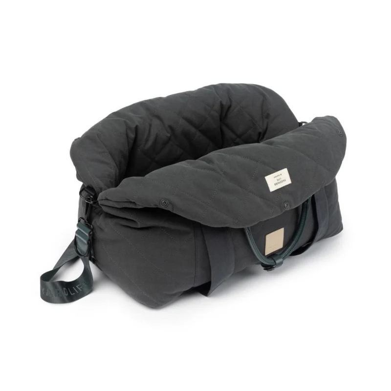 Autositz & Hundetasche Slate Grey