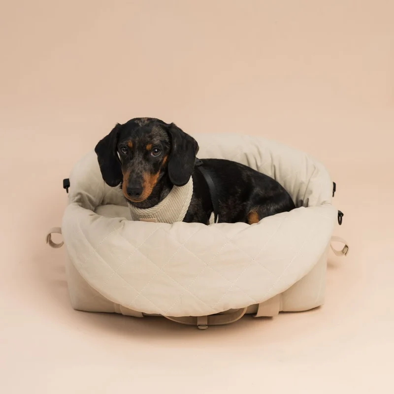 Autositz & Hundetasche Sandstone