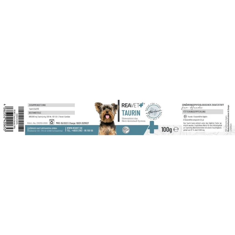 Taurin für Hunde