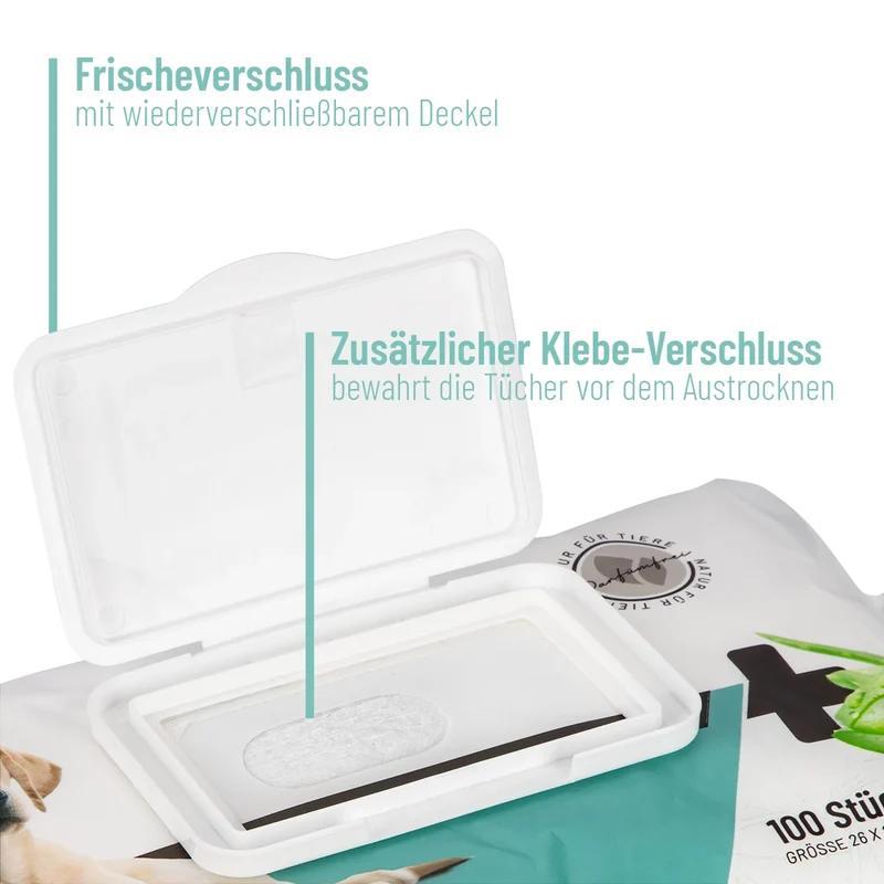 Premium Pflegetücher AloeVera 100er