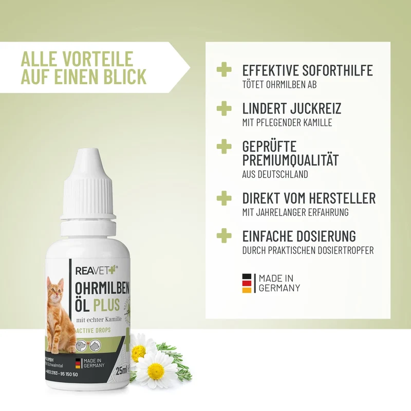 Ohrmilbenöl Plus
