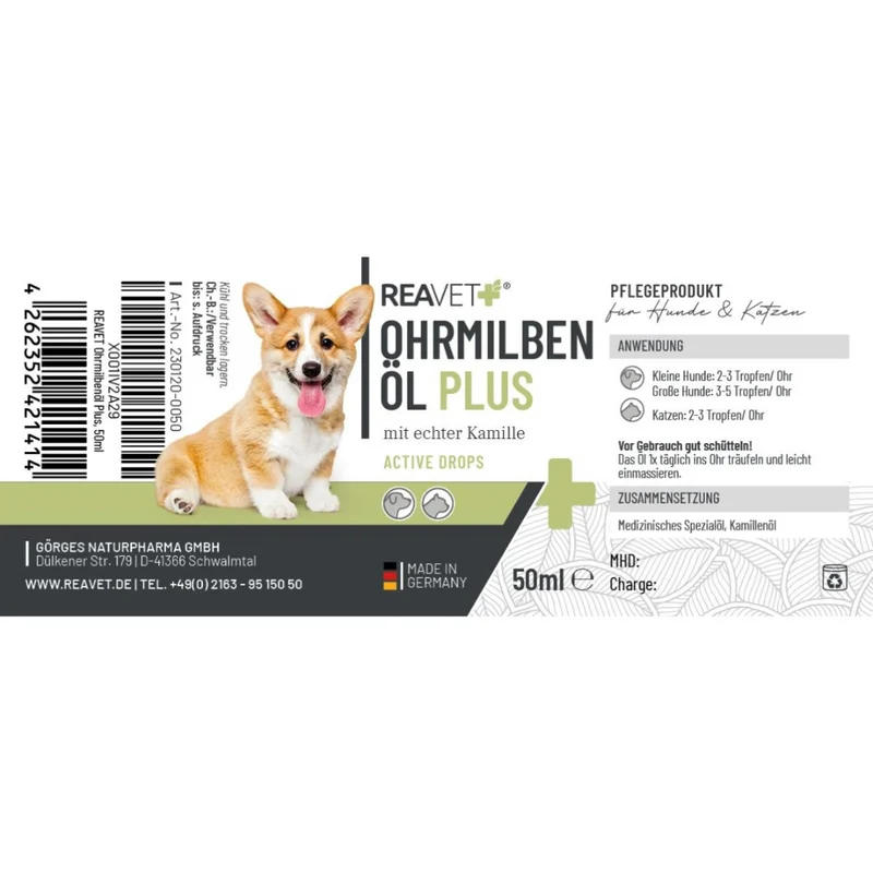 Ohrmilbenöl Plus