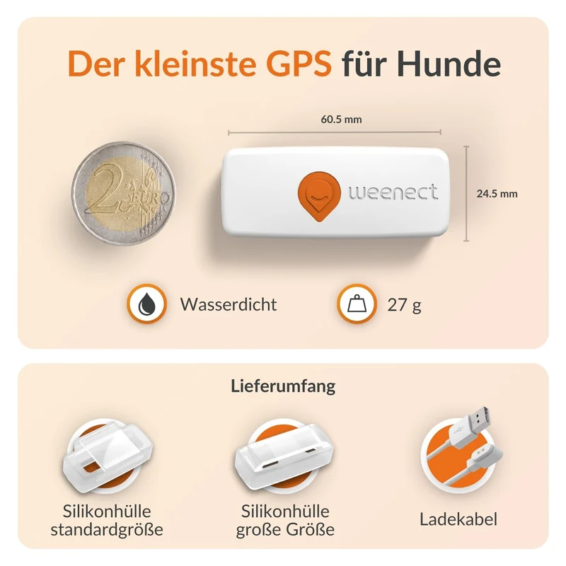 XS GPS Tracker für Hunde mit Lebenslanger Garantie
