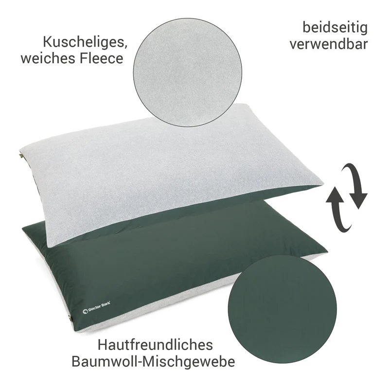 Doctor Bark Country-Kissen GreenLabel – waschbares Hundekissen
