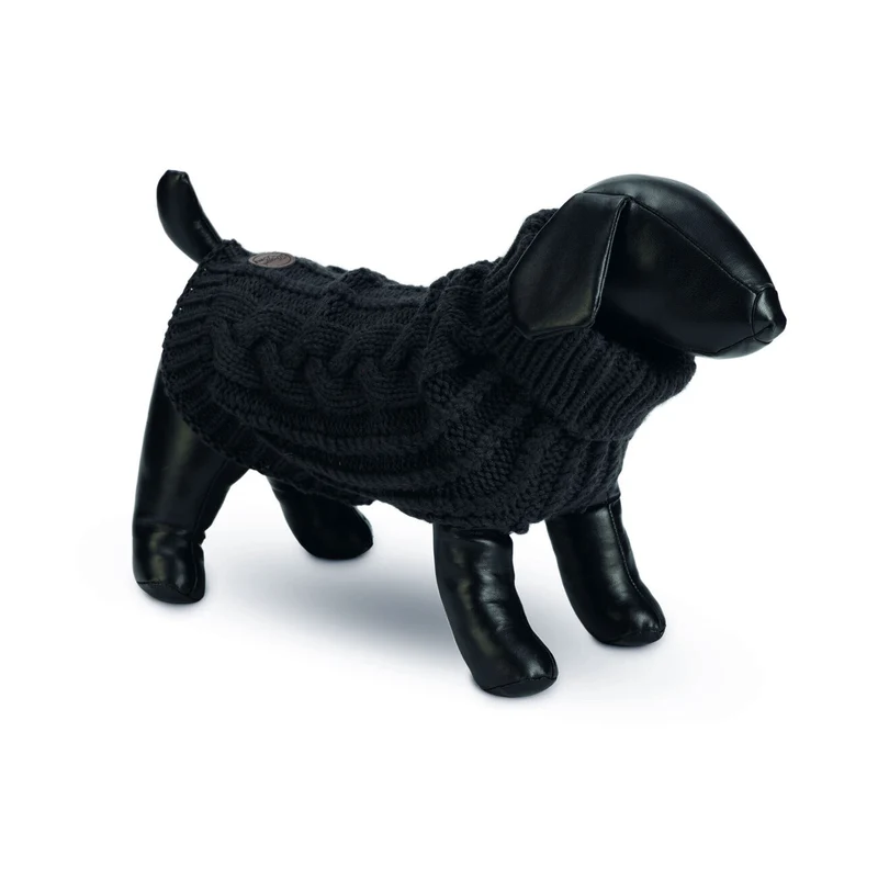 Designed by Lotte Hundepullover Haida – Strickmuster mit Rollkragen