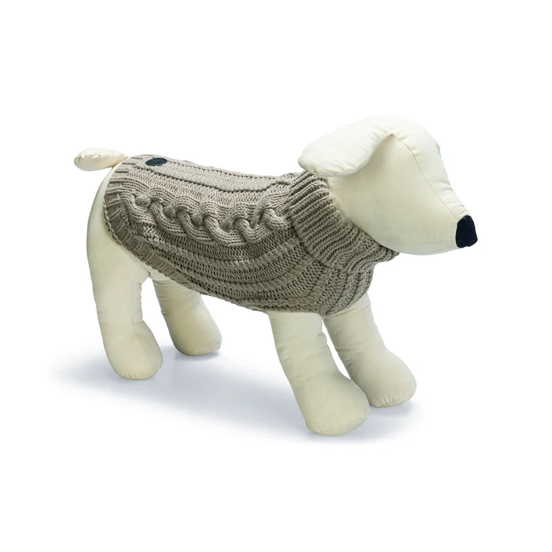 Designed by Lotte Hundepullover Haida – Strickmuster mit Rollkragen