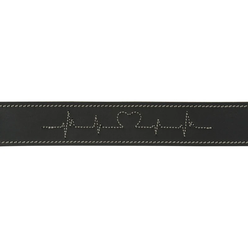 Rustic Fettleder Hundehalsband für kehlkopfschonendes Anleinen