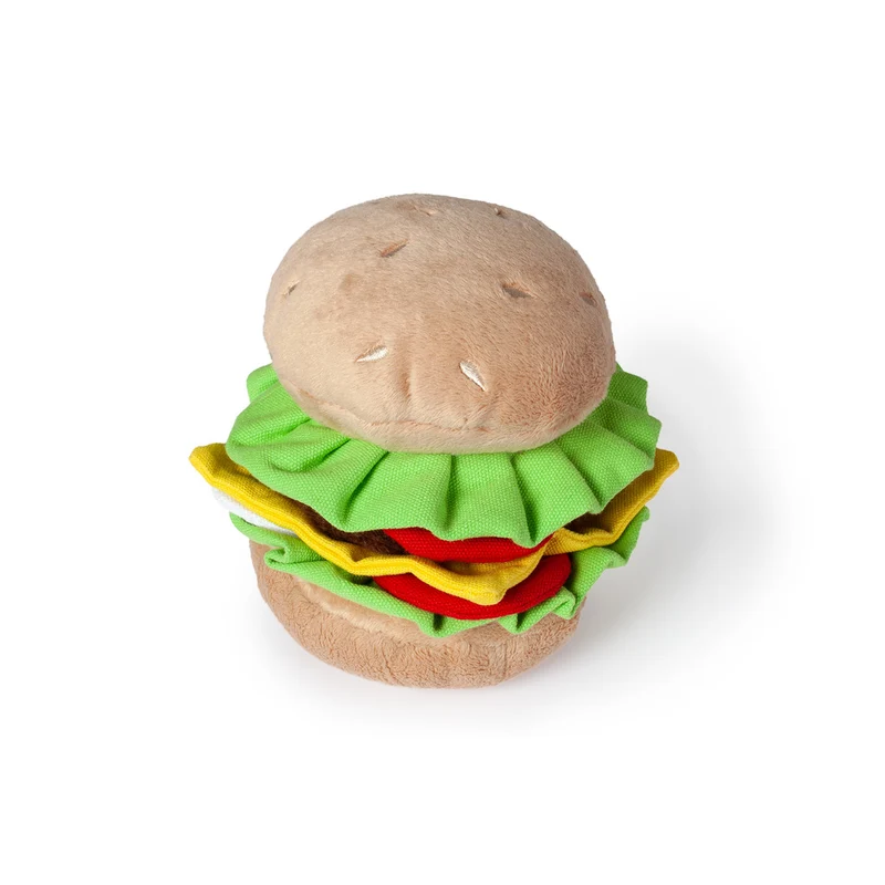 Hundespielzeug aus Plüsch Burger