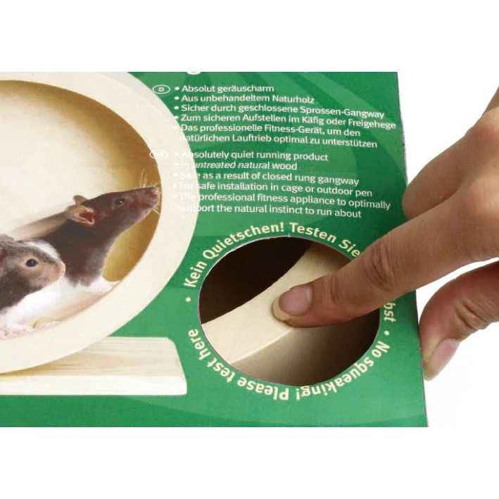 Wonderland Bogie Wheel Hamster Laufrad aus Holz