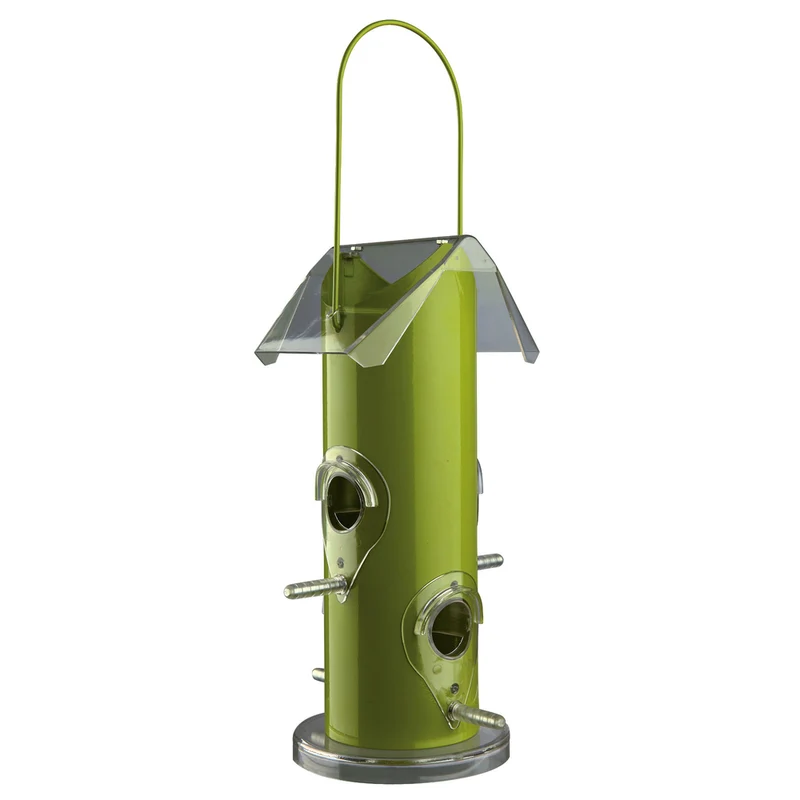 Vogelfutterspender aus Metall