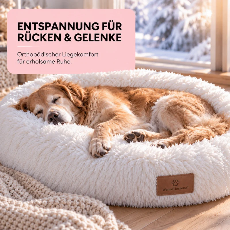 Hundebett Schneeflocke Limitierte Edition