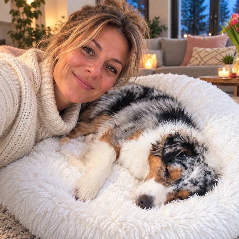 Hundebett Schneeflocke Limitierte Edition