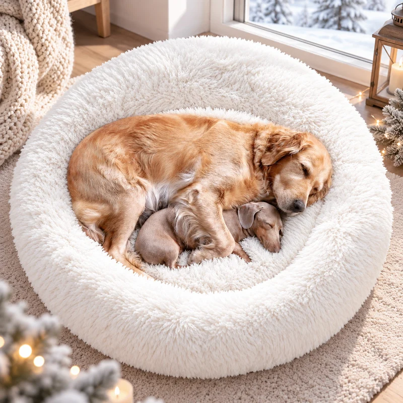 Hundebett Schneeflocke Limitierte Edition