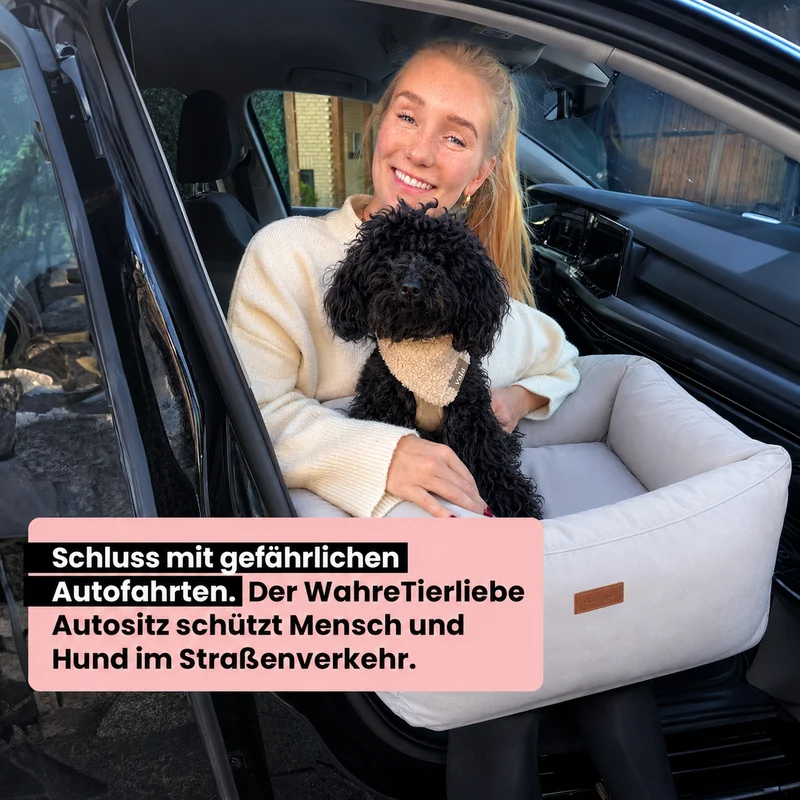 Hunde Autositz inkl. Sicherheitsgurt