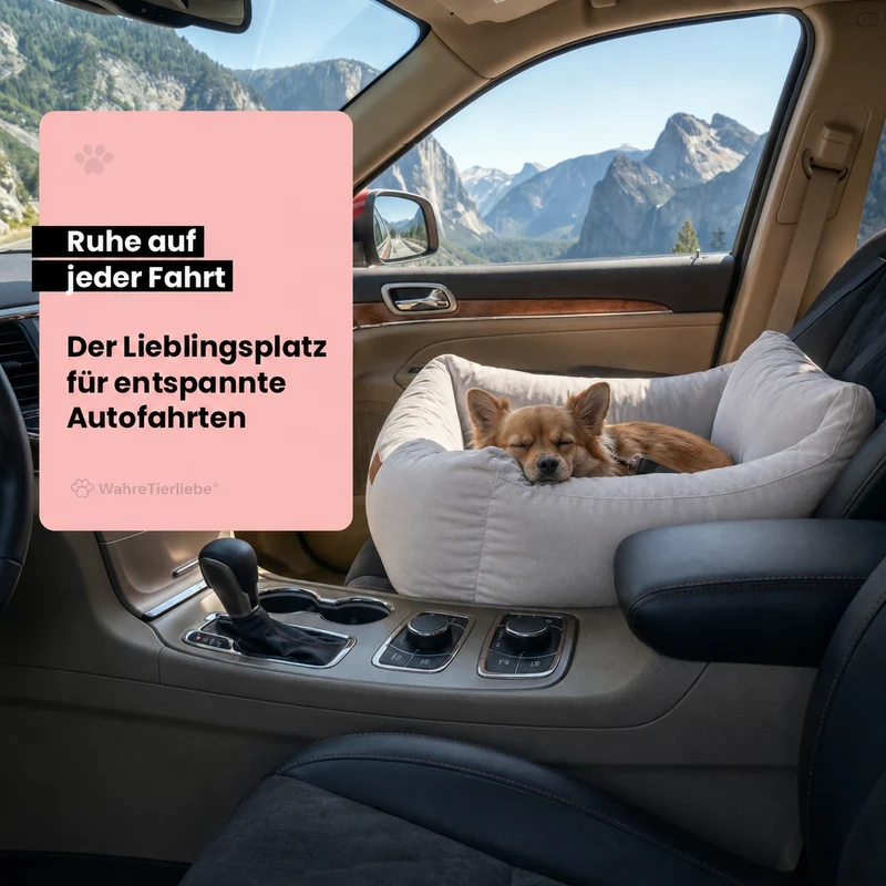 Hunde Autositz inkl. Sicherheitsgurt