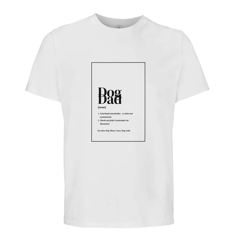 Dog-Dad T-Shirt für coole Hundepapas