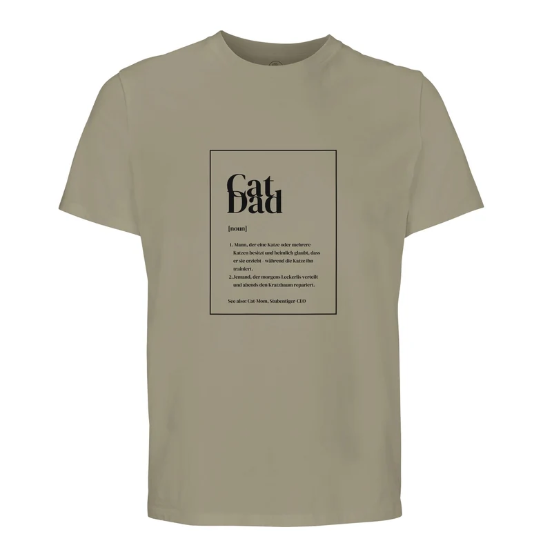 Cat-Dad T-Shirt für Katzenpapas