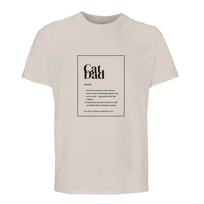 Cat-Dad T-Shirt für Katzenpapas