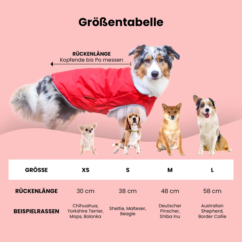 Premium Hunde Winterjacke