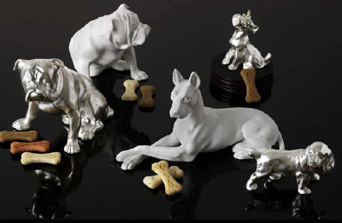 Reichenbach – Serie Dogs „Bulldogge“ Polarsilber