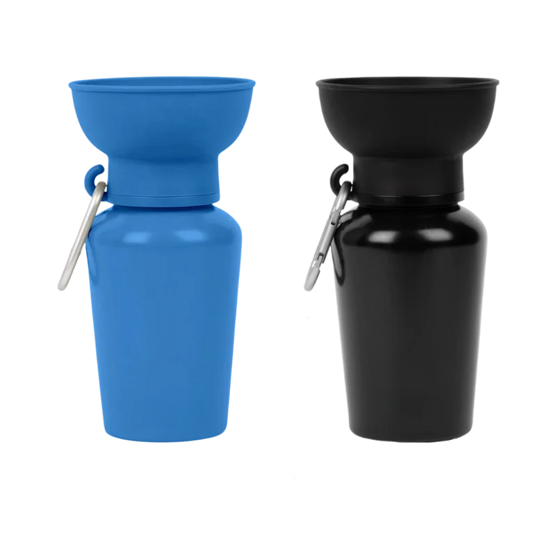 Reise Wasserflasche mit Napf