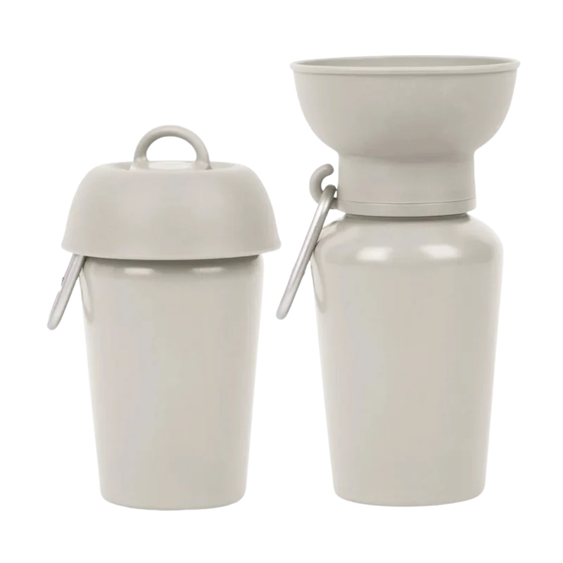 Reise Wasserflasche mit Napf