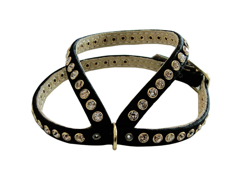 HundeLeben-exklusiv - Hundegeschirr Crystal, Farbe wählbar