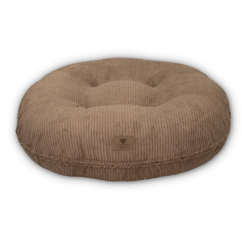 Hundebett Wolke® Cord Cappucchino