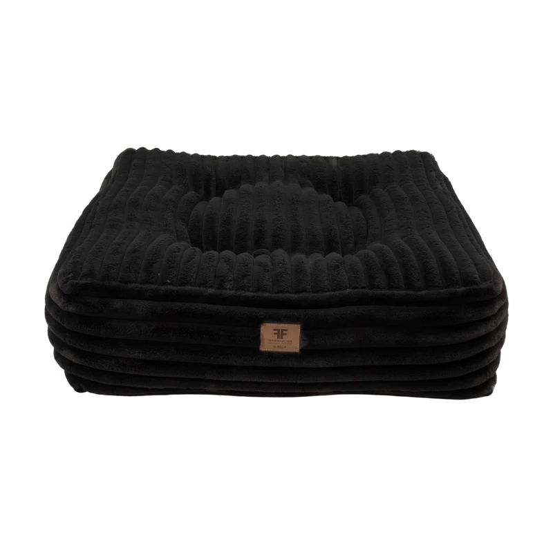 Hundebett Nubes® Stripes Big Charcoal